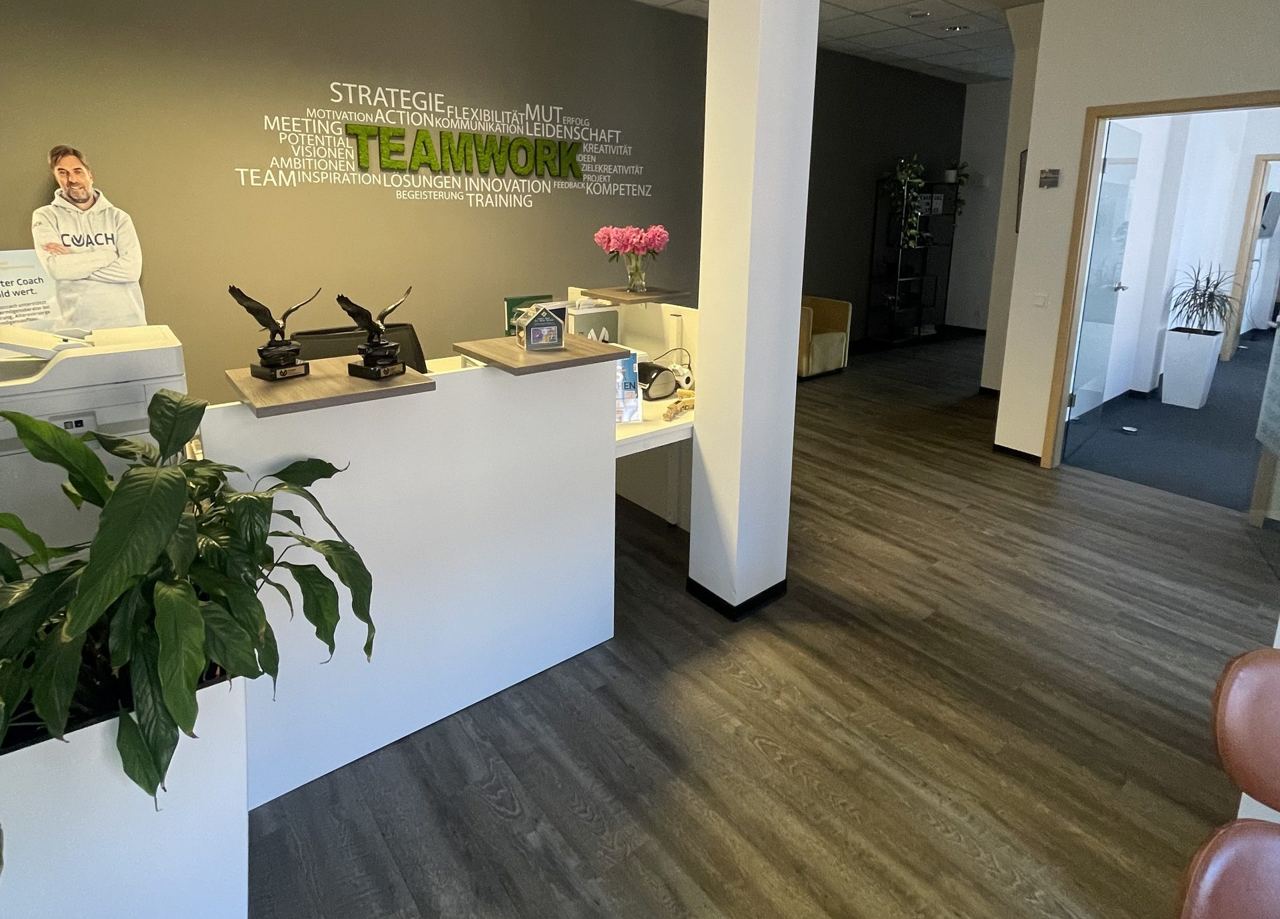 Empfang im Büro